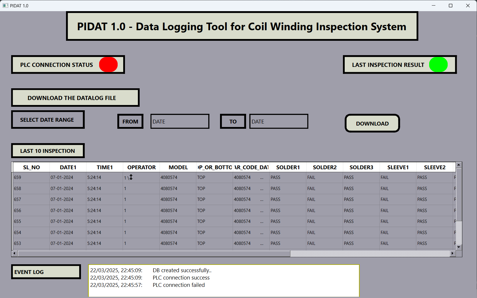 Manufacturing Stage Tracking Software